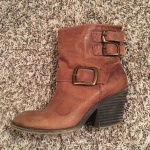 Leather Lucky Brand Boots- 7 1/2